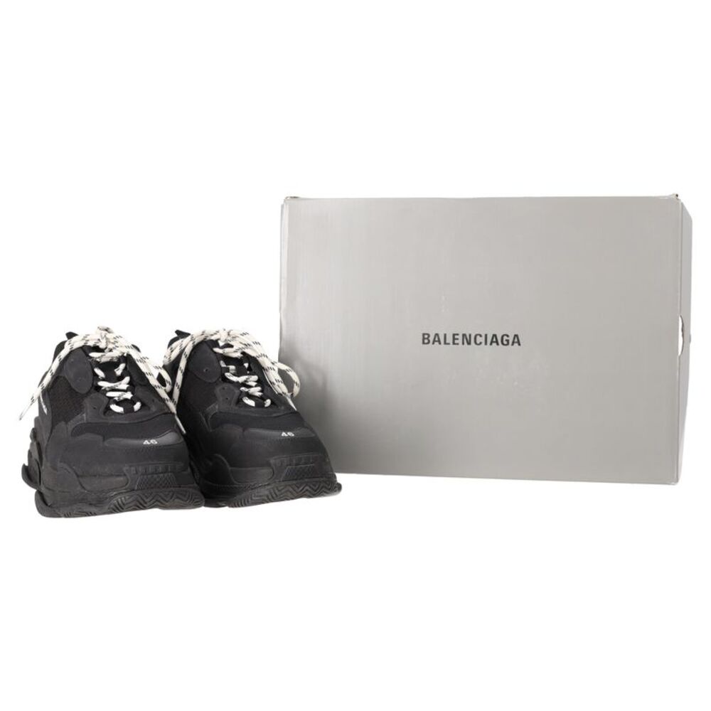 Balenciaga Triple S Sneakers in Black Polyester - Picture 9 of 10